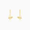 Golden Butterfly Bloom Earrings