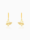 Golden Butterfly Bloom Earrings