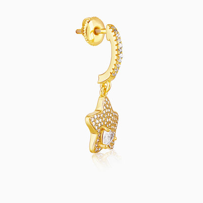 Golden Star of Love Earrings