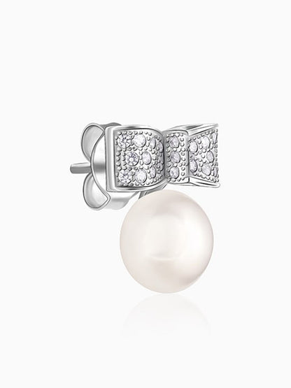 Silver Dreamy Pearls Earrings