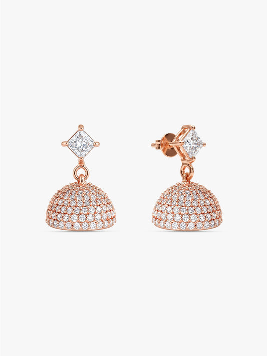 Rose Gold Forever Elegant Jhumki