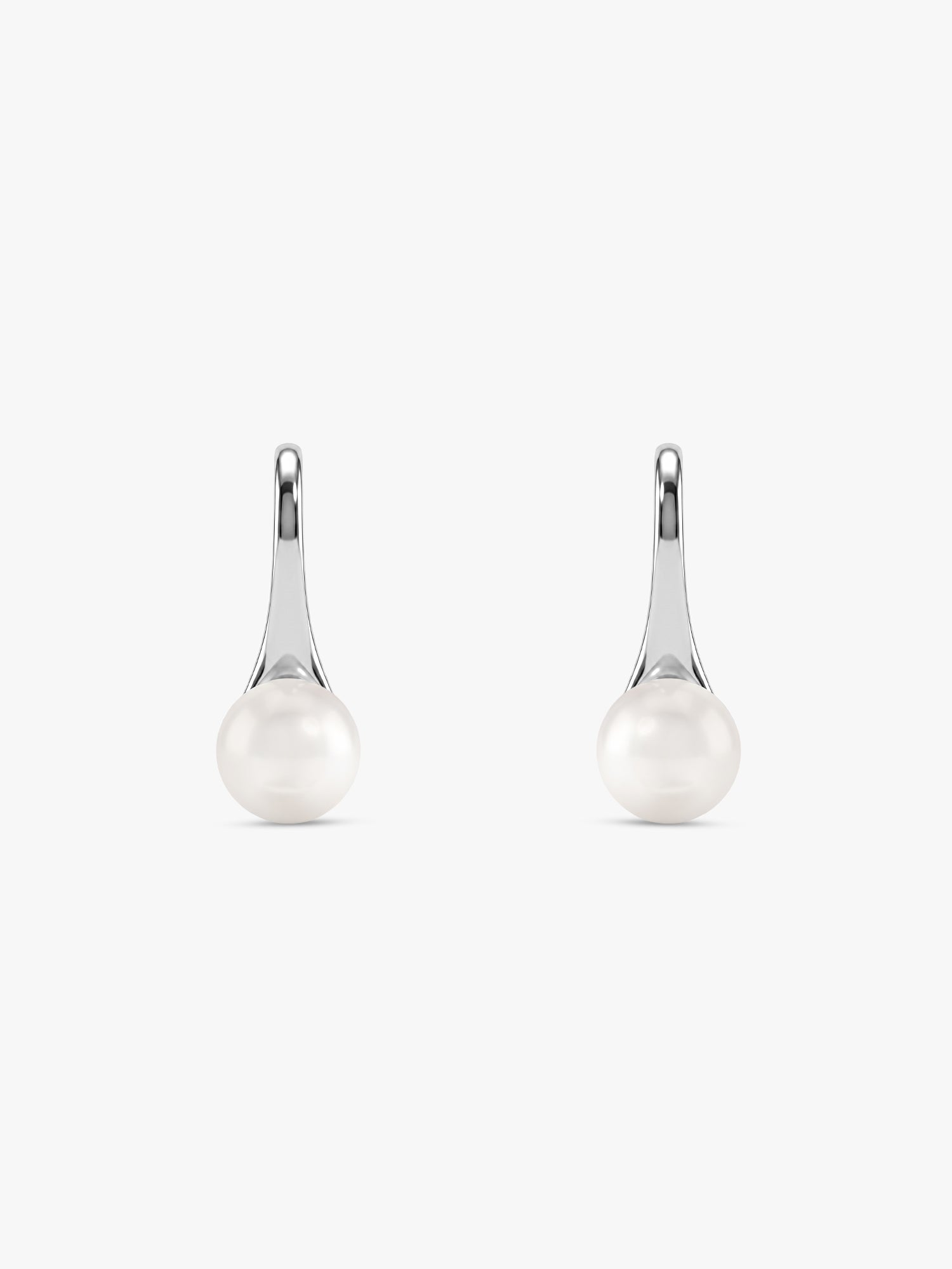 Silver Pearl Small Stud Earrings