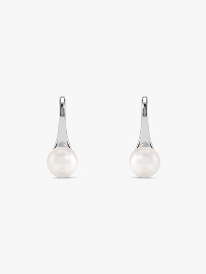 Silver Pearl Small Stud Earrings