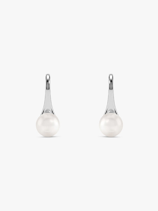 Silver Pearl Small Stud Earrings