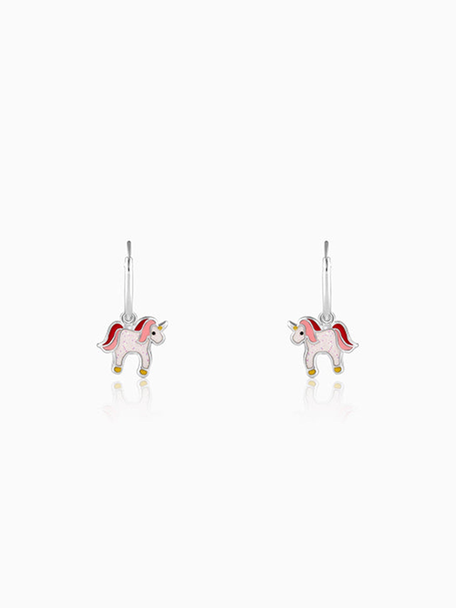 Silver Sweetie Belle Unicorn Kids Earrings (4-12 yrs)