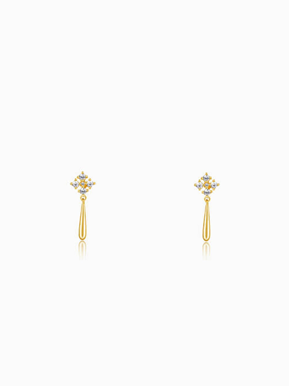 Golden Classy Drop Earrings