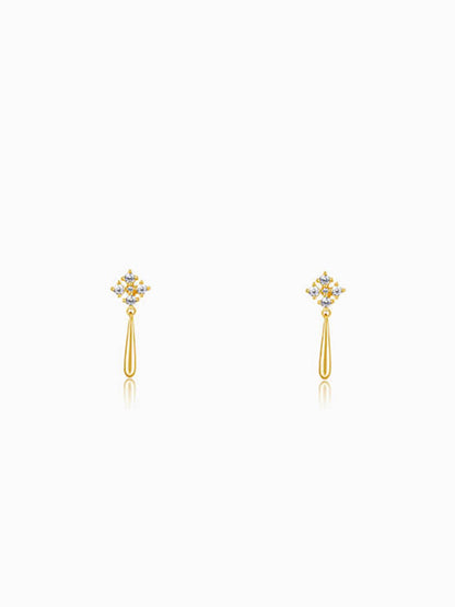 Golden Classy Drop Earrings