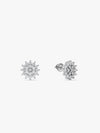 Silver Zircon Shining Star Studs