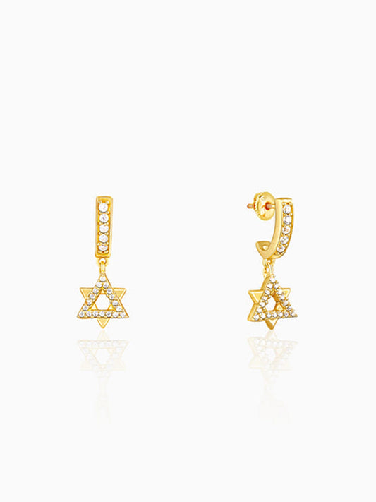 Golden Superstar Earrings