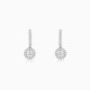 Silver Zircon Drizzle Drop Earrings