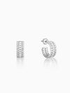 Silver Zircon Nebula Ring