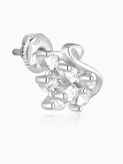 Manali's Shining Swan Studs