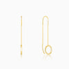 Golden Circle Of Beauty Earrings