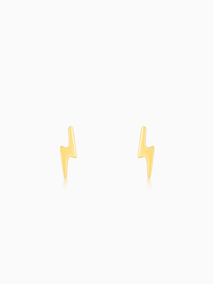 Golden Thunder Strike Earrings