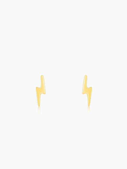 Golden Thunder Strike Earrings