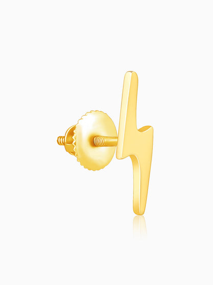 Golden Thunder Strike Earrings