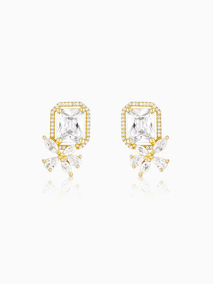 Golden Nature's Artistry Earrings