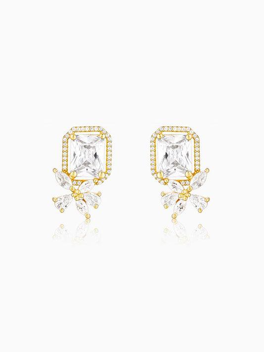 Golden Nature's Artistry Earrings