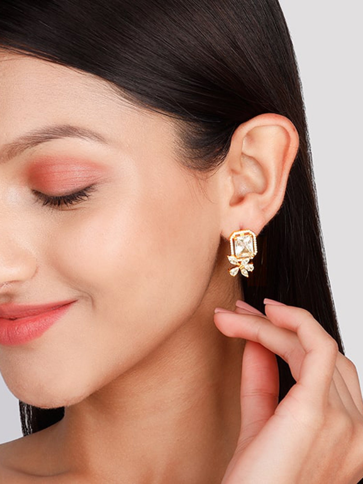 Golden Nature's Artistry Earrings