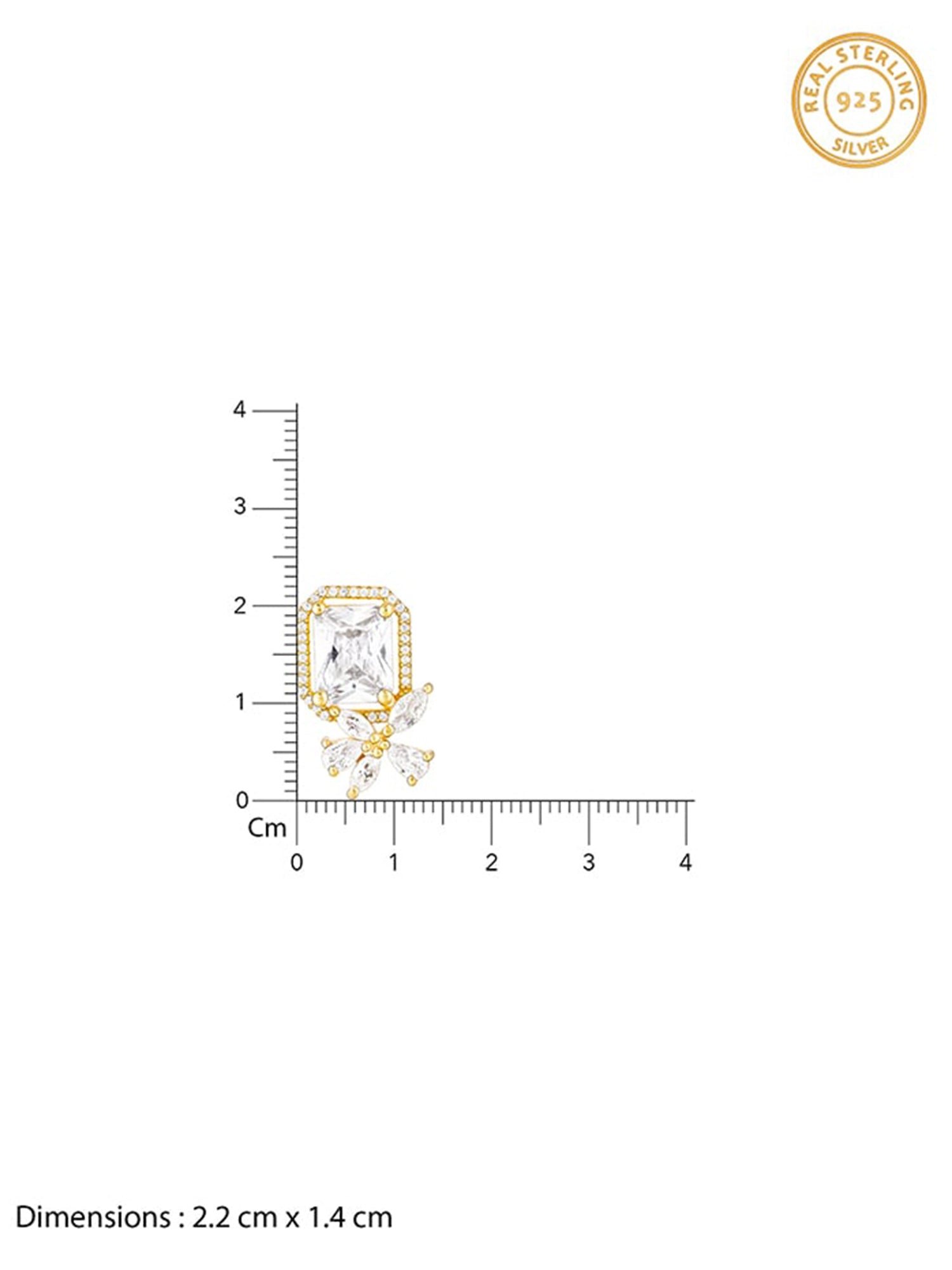 Golden Nature's Artistry Earrings