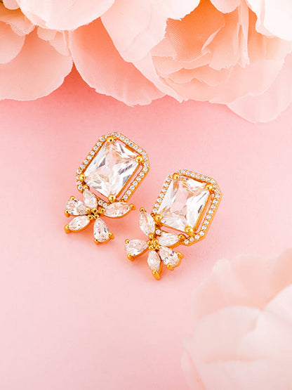 Golden Nature's Artistry Earrings