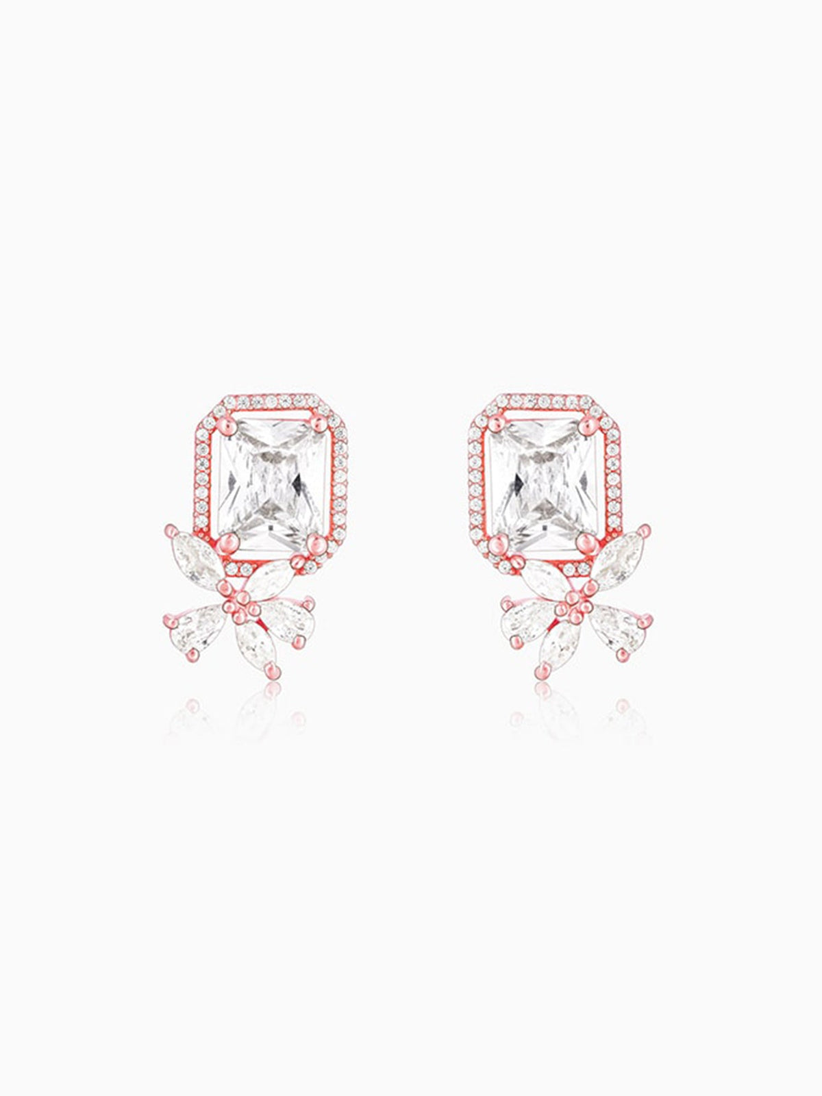 Rose Gold Nature's Artistry Earrings