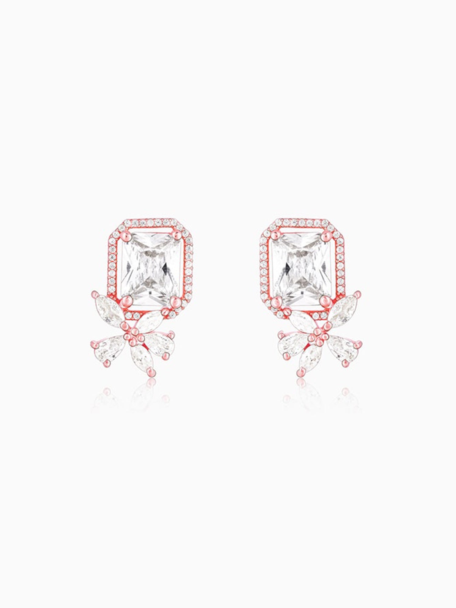 Rose Gold Nature's Artistry Earrings