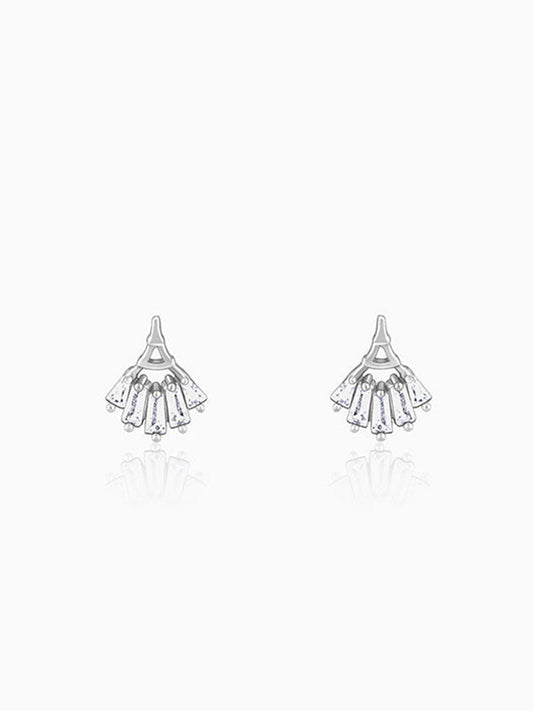 Silver All Eyes on You Earrings