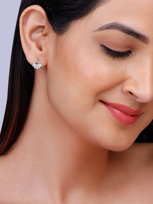 Silver All Eyes on You Earrings