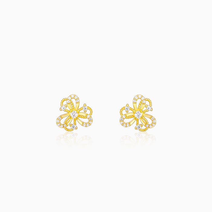 Golden Blóm Earrings