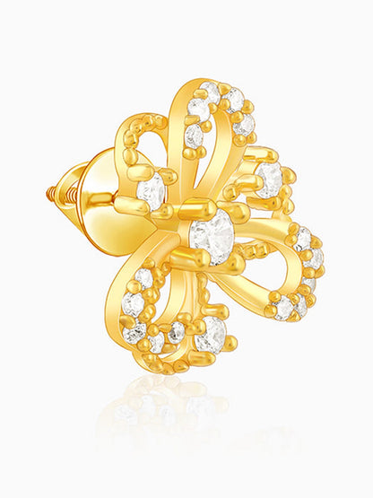 Golden Blóm Earrings
