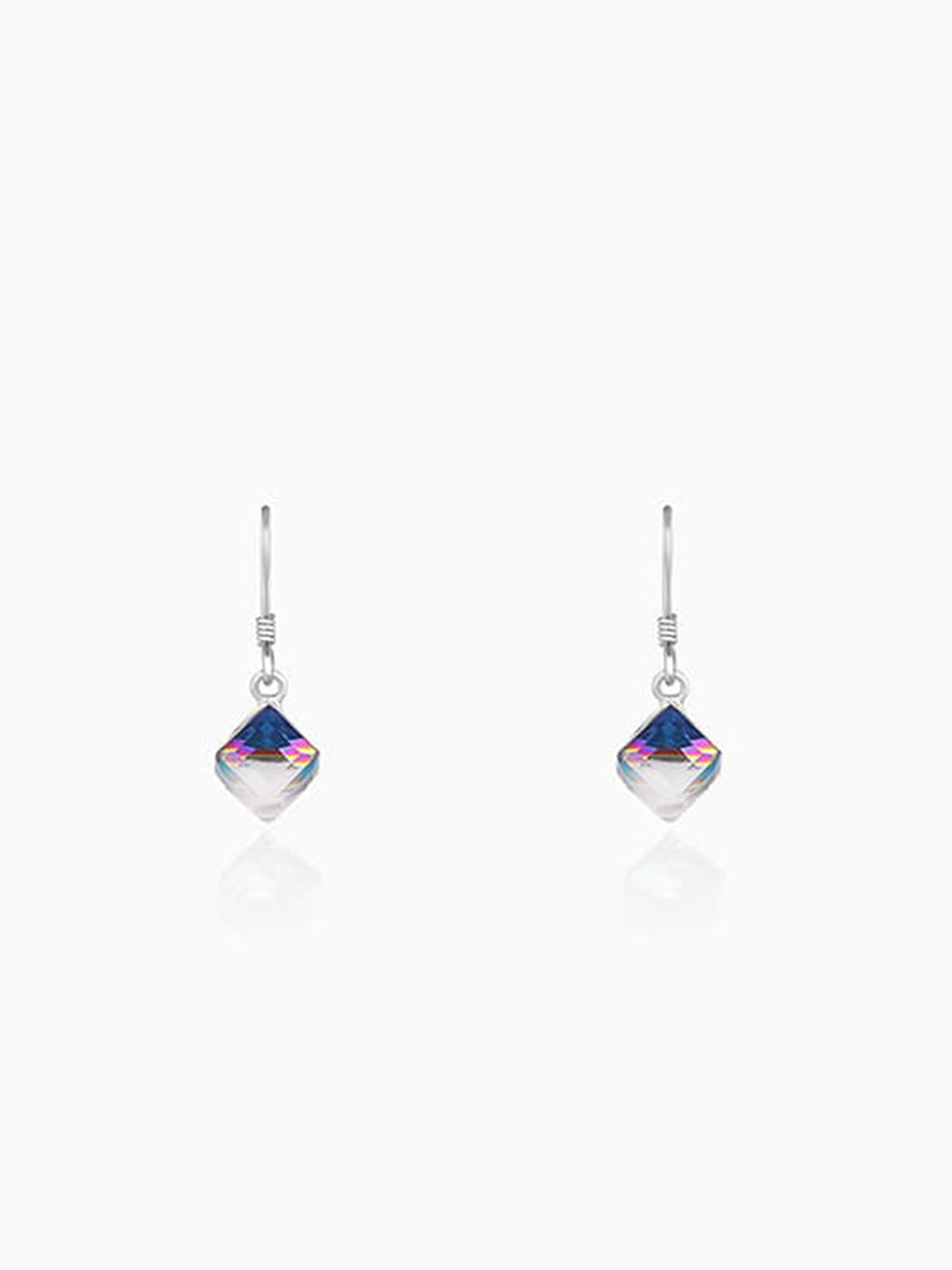 Silver Mystic Prism Earrings