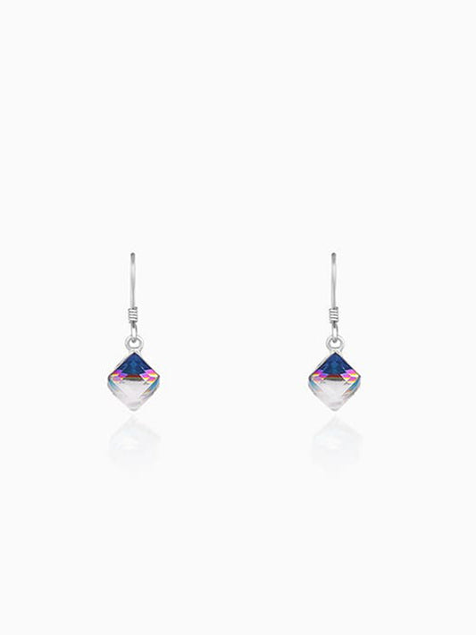Silver Mystic Prism Earrings