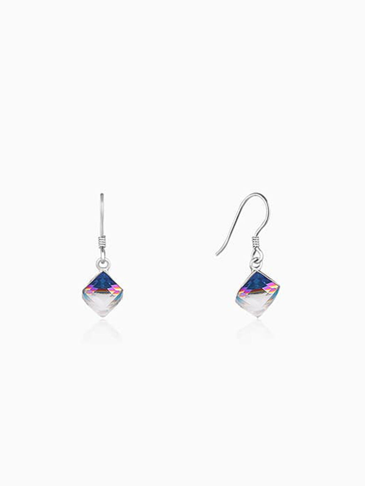 Silver Mystic Prism Earrings