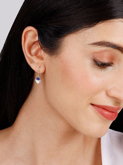 Silver Mystic Prism Earrings