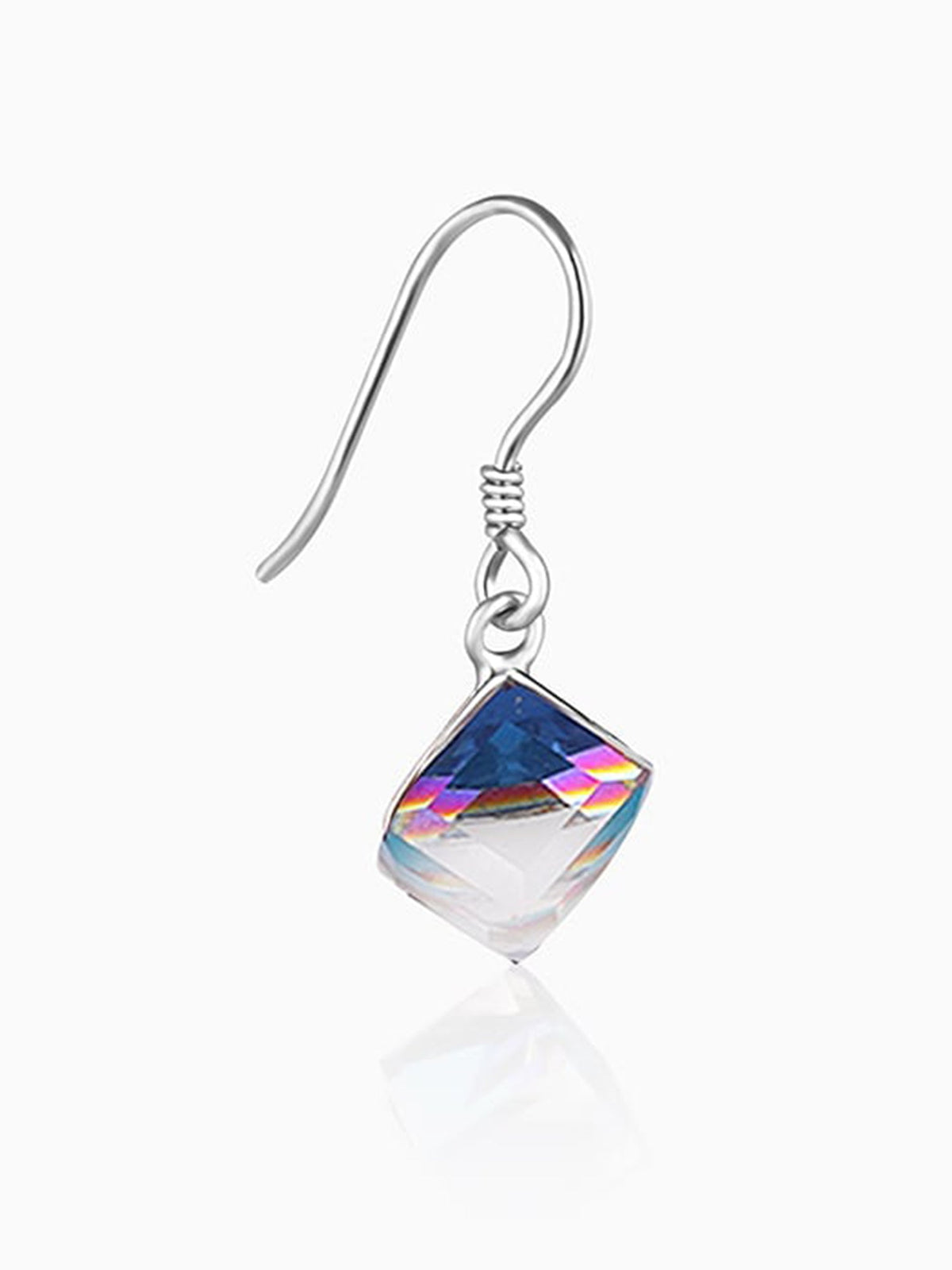 Silver Mystic Prism Earrings
