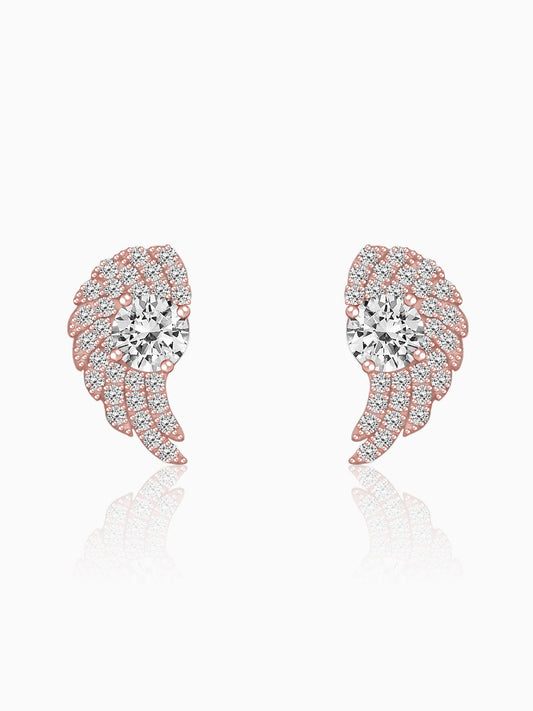Aayesha’s Rose Gold Wing Studs