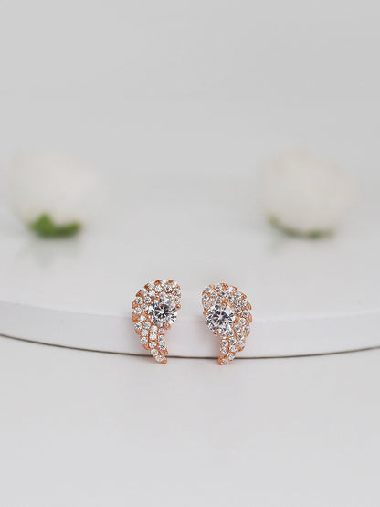 Aayesha’s Rose Gold Wing Studs