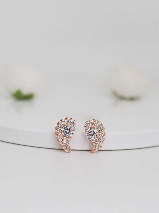 Aayesha’s Rose Gold Wing Studs