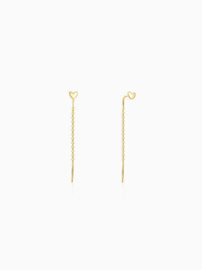 Gold Give Me Your Heart Earrings