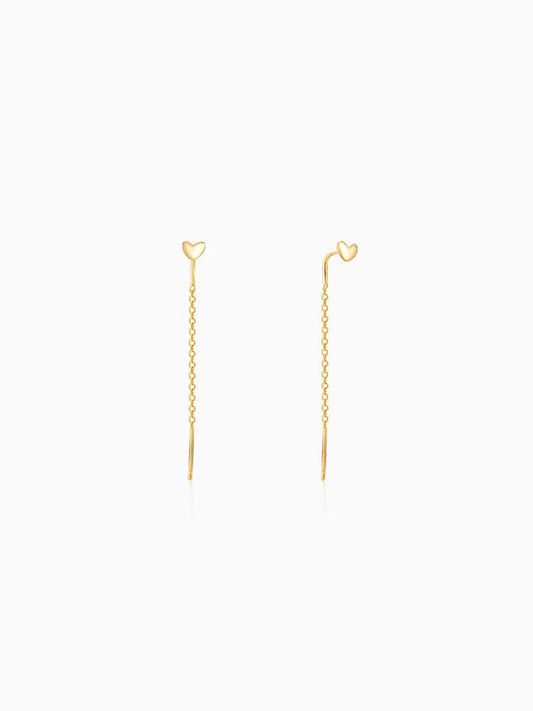 Gold Give Me Your Heart Earrings