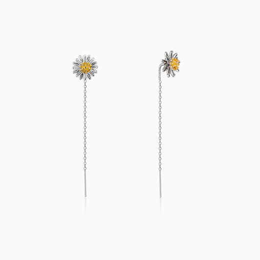 Silver Floral Desire Earrings