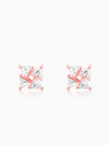 Rose Gold Windmill Stud Earrings