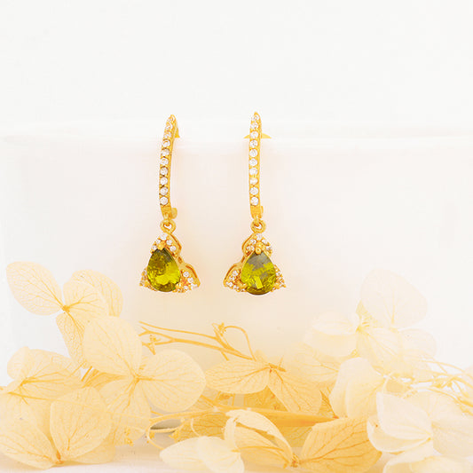 Golden Dazzling Glow Earrings