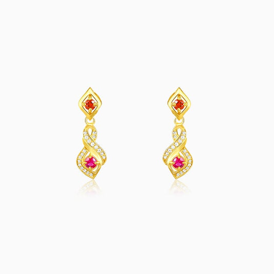 Golden Elegant Grace Earrings