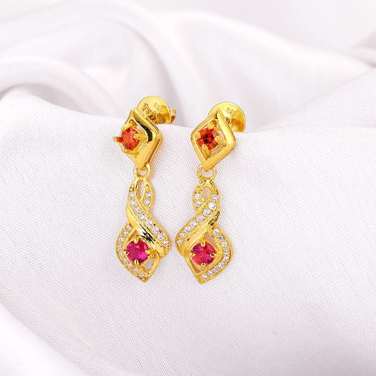 Golden Elegant Grace Earrings