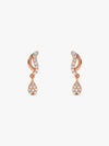 Rose Gold Wavecrest Earrings