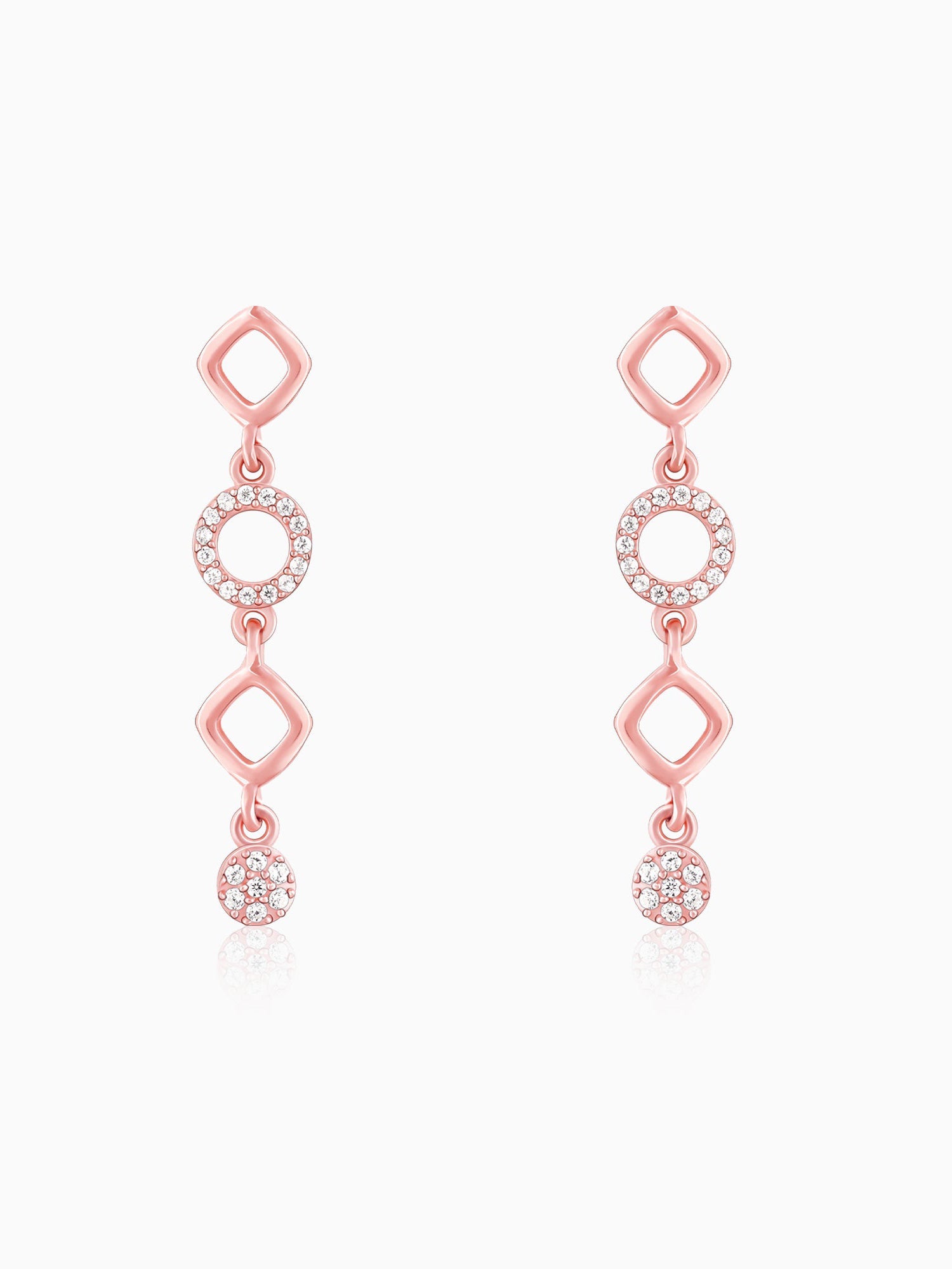 Rose Gold Queen Of Dreams Earrings