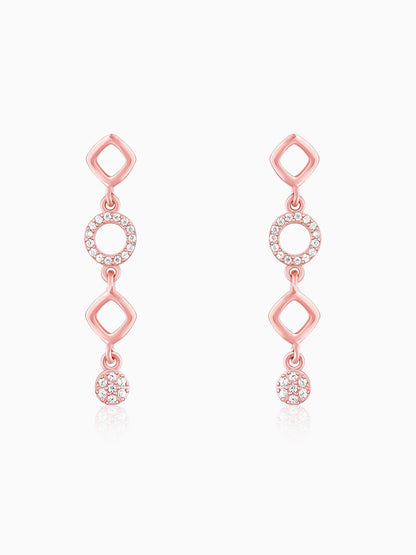 Rose Gold Queen Of Dreams Earrings
