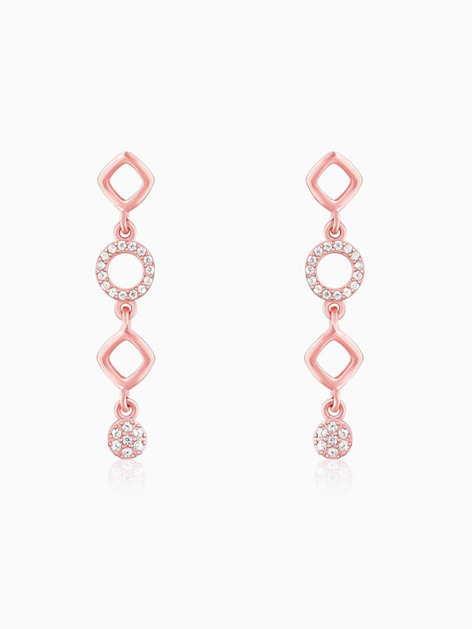 Rose Gold Queen Of Dreams Earrings